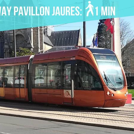 Tramway 10 Jaures Cosy Proche Gare Daire Le Mans Dış mekan fotoğraf